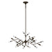 Savoy House - Six Light Chandelier - Malinda - Bark- Union Lighting Luminaires Decor