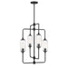 Savoy House - Four Light Chandelier - Holton - Matte Black- Union Lighting Luminaires Decor