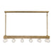 Savoy House - 14 Light Linear Chandelier - Etereo - Spumante- Union Lighting Luminaires Decor