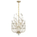 Savoy House - Four Light Chandelier - Irina - Noble Brass- Union Lighting Luminaires Decor