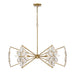 Savoy House - Six Light Chandelier - Marbella - Gold Shimmer- Union Lighting Luminaires Decor
