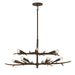 Savoy House - 12 Light Chandelier - Palisades - Bark- Union Lighting Luminaires Decor
