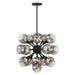 Savoy House - 16 Light Chandelier - Matisse - Matte Black- Union Lighting Luminaires Decor