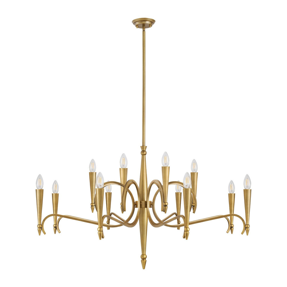 Savoy House - 12 Light Chandelier - Tremont - Riviera Brass- Union Lighting Luminaires Decor