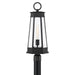 Savoy House - One Light Outdoor Post Lantern - Payne - Matte Black- Union Lighting Luminaires Decor