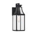 Savoy House - One Light Outdoor Wall Lantern - Emery - Matte Black- Union Lighting Luminaires Decor