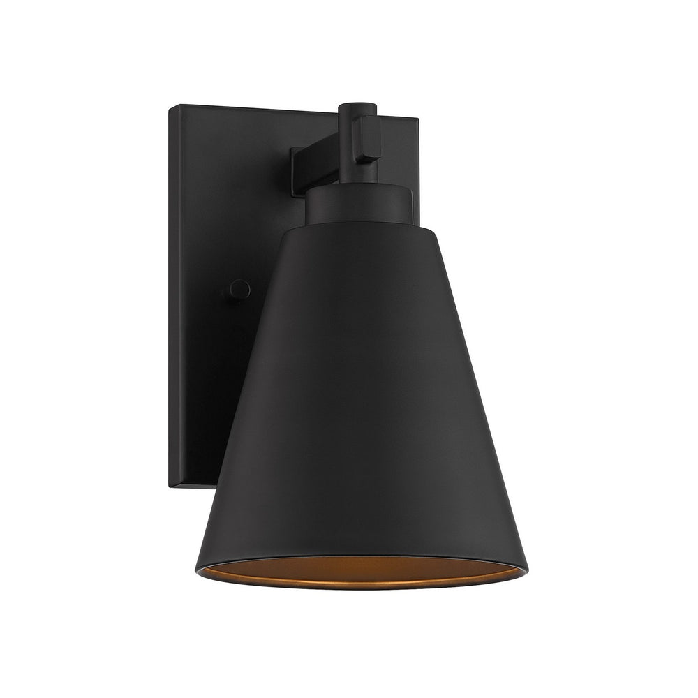 Savoy House - One Light Outdoor Wall Lantern - Ryder - Matte Black- Union Lighting Luminaires Decor