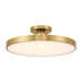 Savoy House - LED Semi-Flush Mount - Thayer - Warm Brass- Union Lighting Luminaires Decor