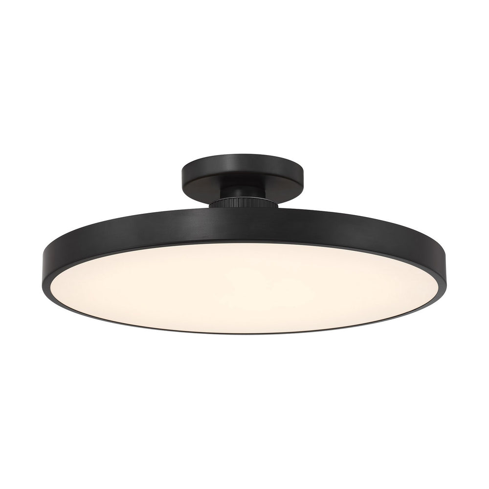Savoy House - LED Semi-Flush Mount - Thayer - Matte Black- Union Lighting Luminaires Decor