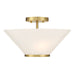 Savoy House - Three Light Convertible Semi-Flush /Pendant - Blair - Warm Brass- Union Lighting Luminaires Decor