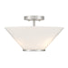 Savoy House - Three Light Convertible Semi-Flush /Pendant - Blair - Satin Nickel- Union Lighting Luminaires Decor