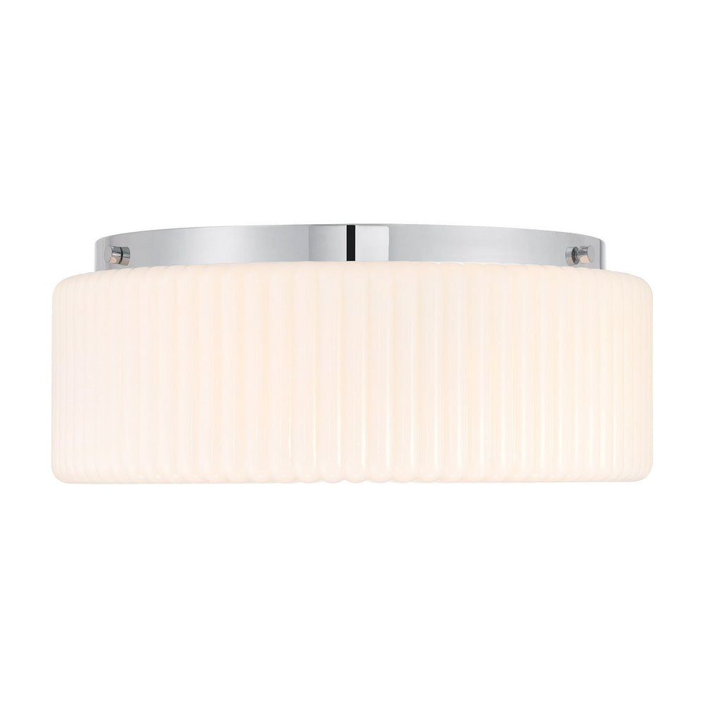 Savoy House - Four Light Flush Mount - Edgemont - Chrome- Union Lighting Luminaires Decor
