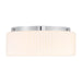 Savoy House - Four Light Flush Mount - Edgemont - Chrome- Union Lighting Luminaires Decor