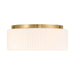 Savoy House - Four Light Flush Mount - Edgemont - Warm Brass- Union Lighting Luminaires Decor