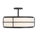 Savoy House - Four Light Semi-Flush Mount - Chauncey - Matte Black- Union Lighting Luminaires Decor
