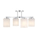 Savoy House - Four Light Semi-Flush Mount - Herron - Chrome- Union Lighting Luminaires Decor