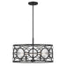 Savoy House - Five Light Convertible Semi-Flush /Pendant - Balfour - Matte Black- Union Lighting Luminaires Decor