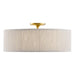 Savoy House - Four Light Flush Mount - Maynard - Warm Brass- Union Lighting Luminaires Decor