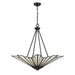 Savoy House - Four Light Pendant - Rivage - Matte Black- Union Lighting Luminaires Decor