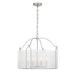 Savoy House - Four Light Pendant - Ashlay - Satin Nickel- Union Lighting Luminaires Decor