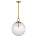 Savoy House - One Light Pendant - Cabot - Warm Brass- Union Lighting Luminaires Decor