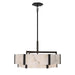 Savoy House - Six Light Pendant - Orleans - Black Cashmere- Union Lighting Luminaires Decor