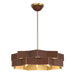 Savoy House - Five Light Pendant - Atherton - Warm Brass- Union Lighting Luminaires Decor