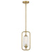 Savoy House - One Light Mini-Pendant - Holton - Warm Brass- Union Lighting Luminaires Decor
