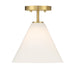Savoy House - One Light Mini-Pendant - Blair - Warm Brass- Union Lighting Luminaires Decor