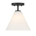 Savoy House - One Light Mini-Pendant - Blair - Matte Black- Union Lighting Luminaires Decor