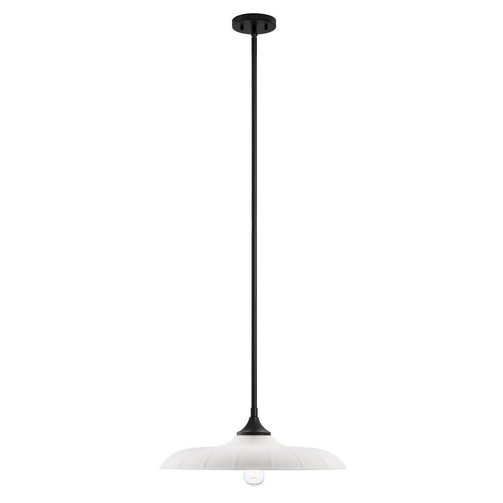 Savoy House - One Light Pendant - Hadley - Matte Black- Union Lighting Luminaires Decor