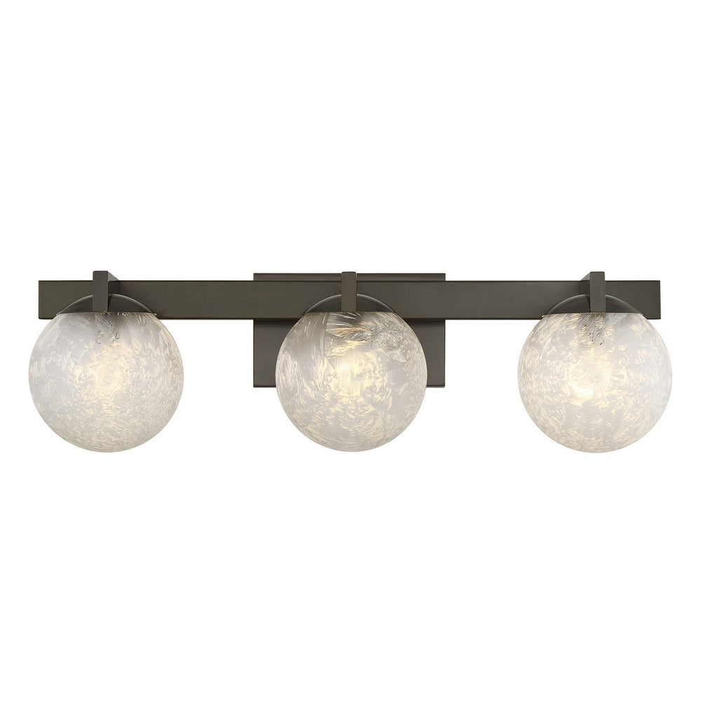 Savoy House - Three Light Bathroom Vanity - Darien - Mediterranean Bronze- Union Lighting Luminaires Decor