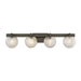 Savoy House - Four Light Bathroom Vanity - Darien - Mediterranean Bronze- Union Lighting Luminaires Decor