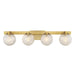 Savoy House - Four Light Bathroom Vanity - Darien - Warm Brass- Union Lighting Luminaires Decor