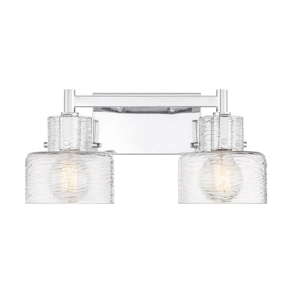 Savoy House - Two Light Bathroom Vanity - Dover - Chrome- Union Lighting Luminaires Decor