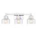 Savoy House - Three Light Bathroom Vanity - Dover - Chrome- Union Lighting Luminaires Decor