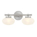 Savoy House - Two Light Bathroom Vanity - Barrow - Satin Nickel- Union Lighting Luminaires Decor