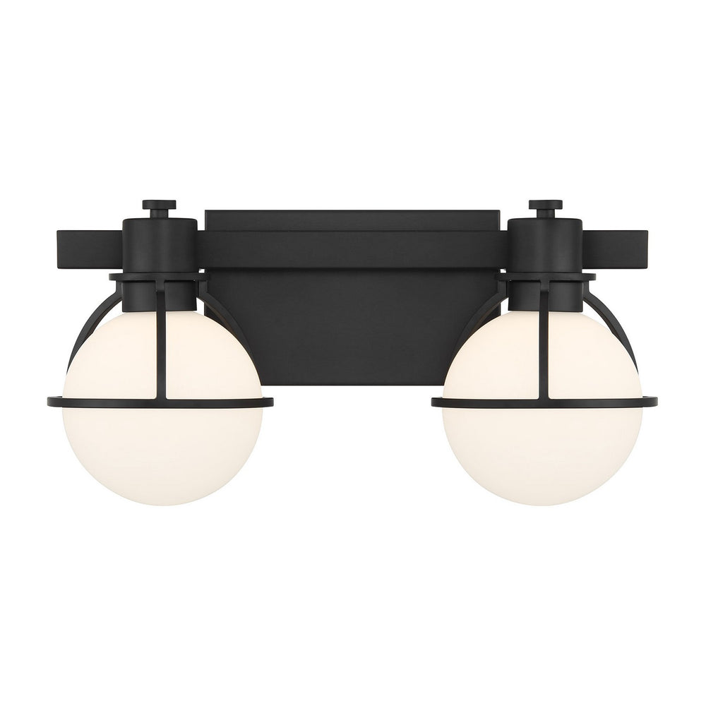 Savoy House - Two Light Bathroom Vanity - Pierce - Matte Black- Union Lighting Luminaires Decor