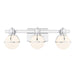 Savoy House - Three Light Bathroom Vanity - Pierce - Chrome- Union Lighting Luminaires Decor