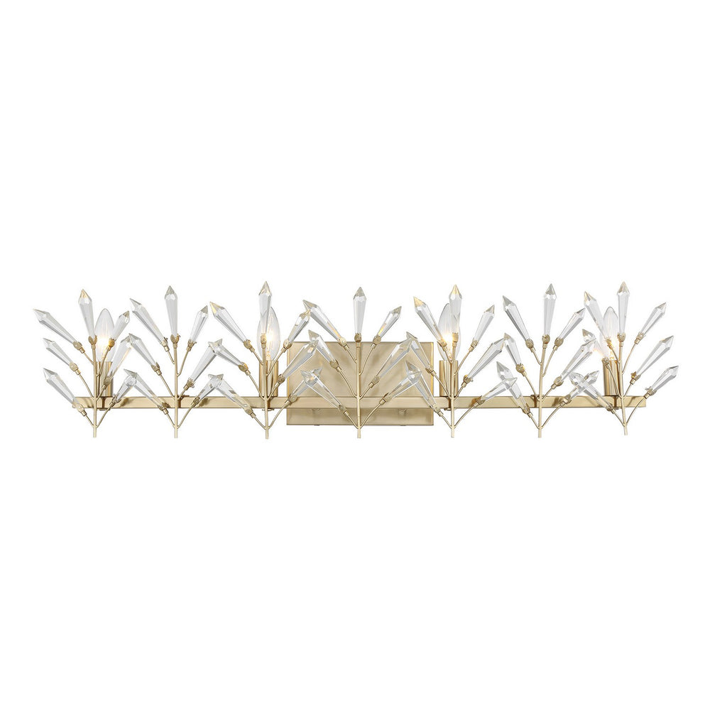 Savoy House - Four Light Bathroom Vanity - Orianna - Noble Brass- Union Lighting Luminaires Decor