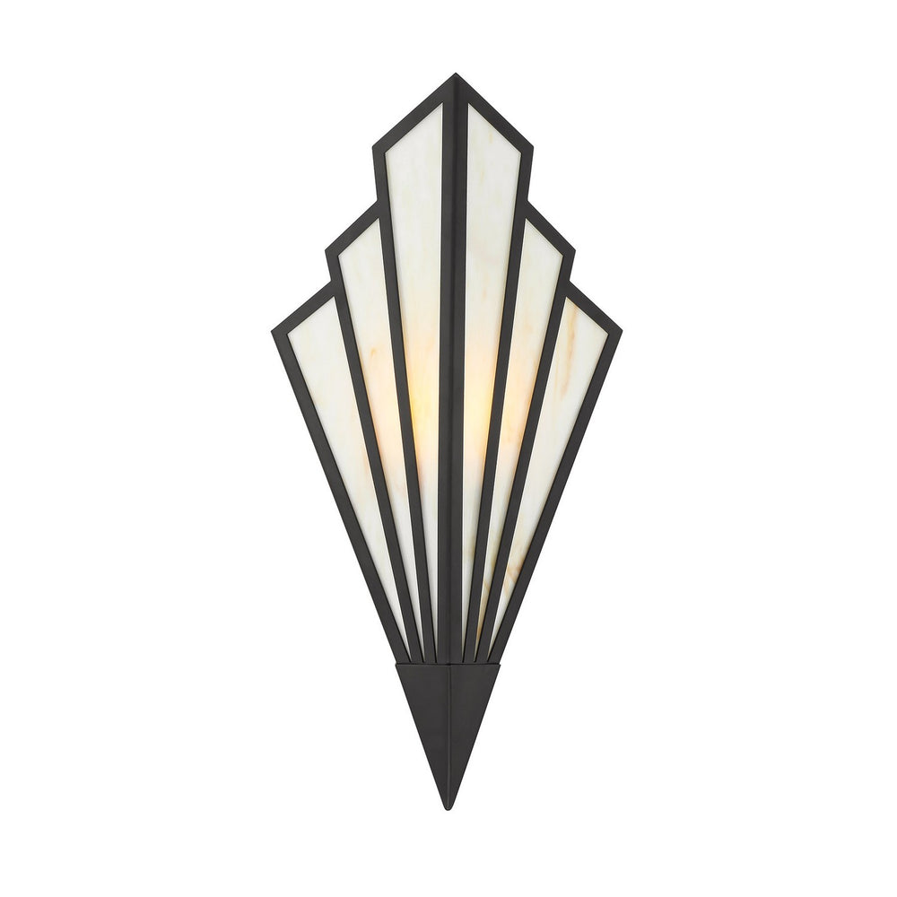 Savoy House - LED Wall Sconce - Rivage - Matte Black- Union Lighting Luminaires Decor