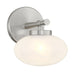 Savoy House - One Light Wall Sconce - Barrow - Satin Nickel- Union Lighting Luminaires Decor