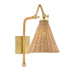 Savoy House - One Light Wall Sconce - Linell - Warm Brass- Union Lighting Luminaires Decor