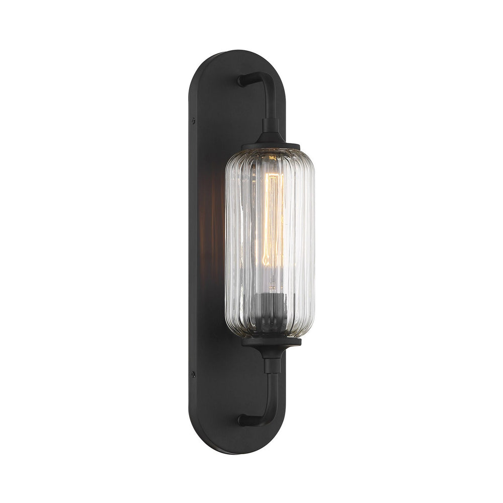 Savoy House - One Light Wall Sconce - Holton - Matte Black- Union Lighting Luminaires Decor
