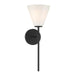 Savoy House - One Light Wall Sconce - Blair - Matte Black- Union Lighting Luminaires Decor
