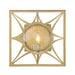 Savoy House - One Light Wall Sconce - Balfour - Warm Brass- Union Lighting Luminaires Decor
