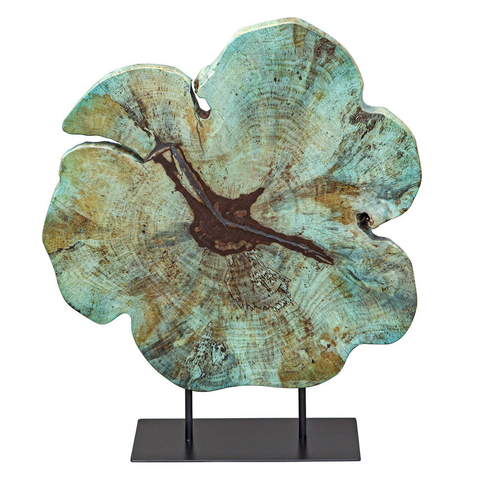 Uttermost - Sculpture - Bahati Wood - Blue-green- Union Lighting Luminaires Decor