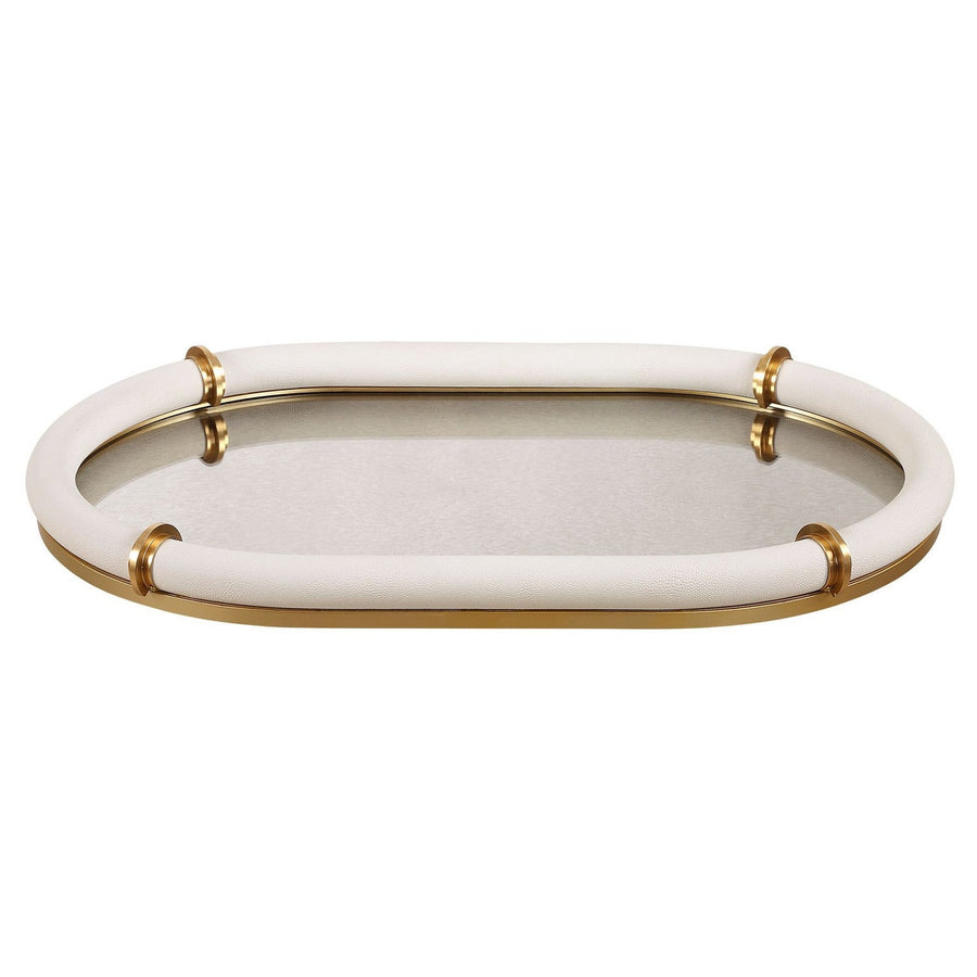 Uttermost - Tray - Cyprus, - White- Union Lighting Luminaires Decor
