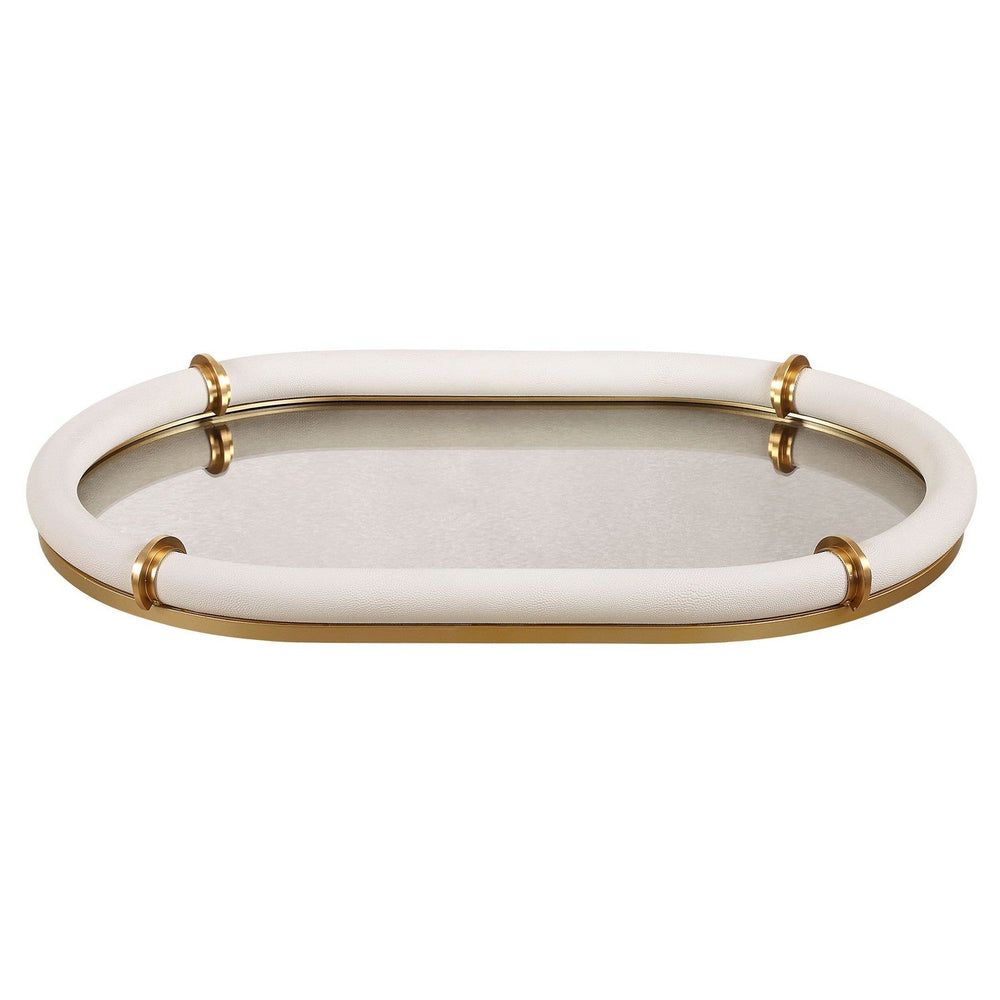Uttermost - Tray - Cyprus, - White- Union Lighting Luminaires Decor
