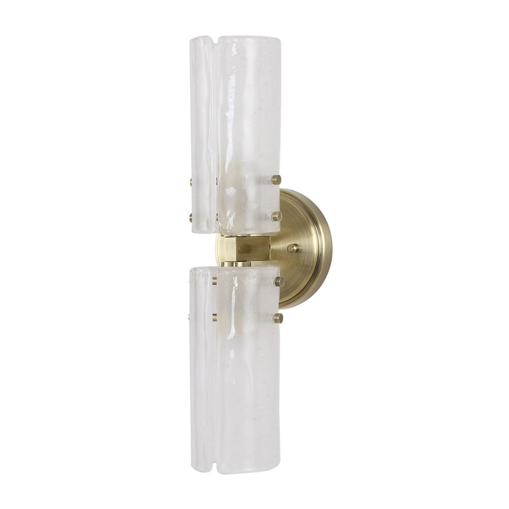 Uttermost - Two Light Wall Sconce - Mistie - Antique Brass- Union Lighting Luminaires Decor